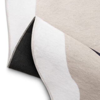 Vloerkleed Wisp Met Onregelmatige Vorm Beige