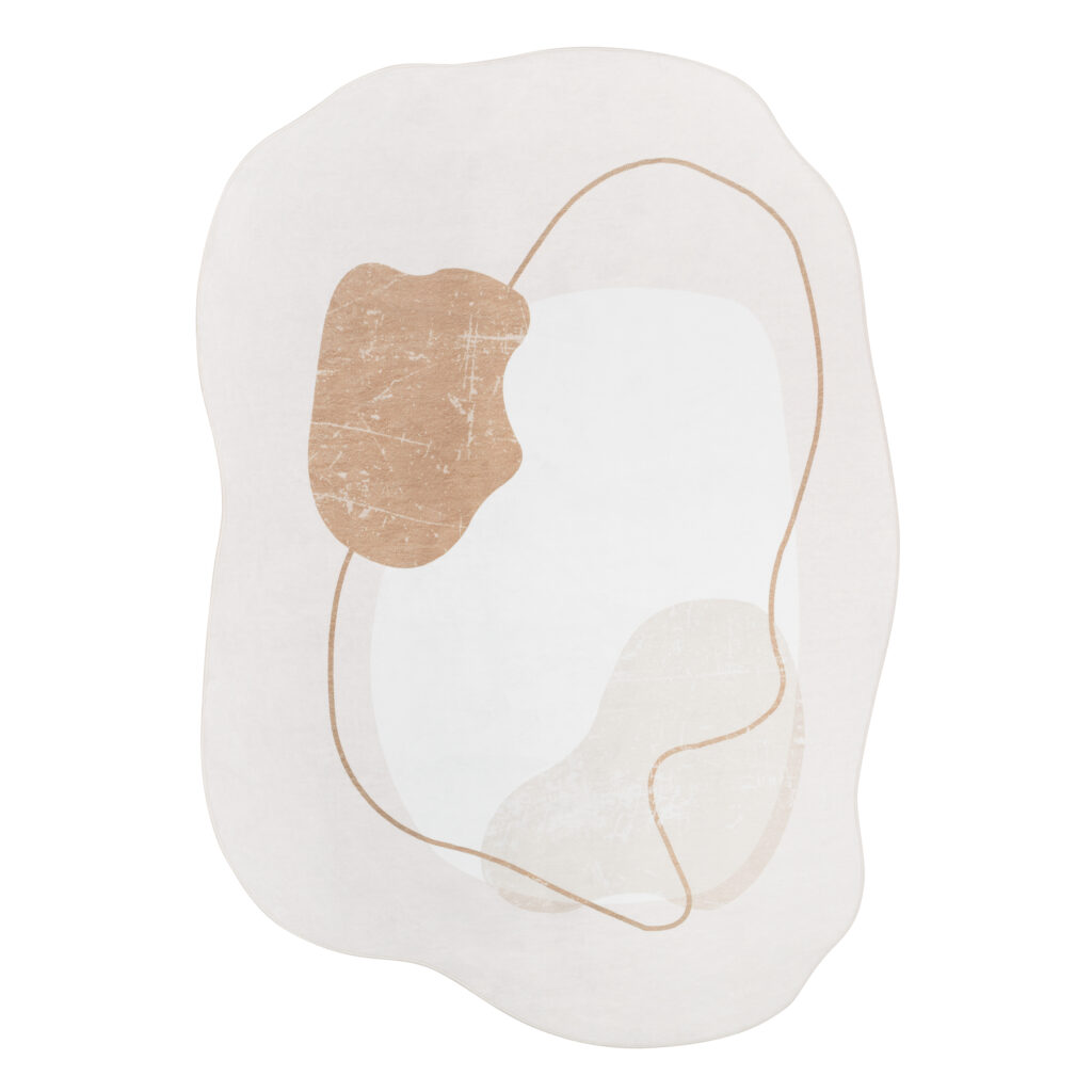 Vloerkleed Wisp Met Onregelmatige Vorm Pastel