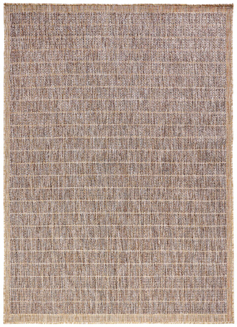 Buitenkleed Yucana Bruin Beige Rand