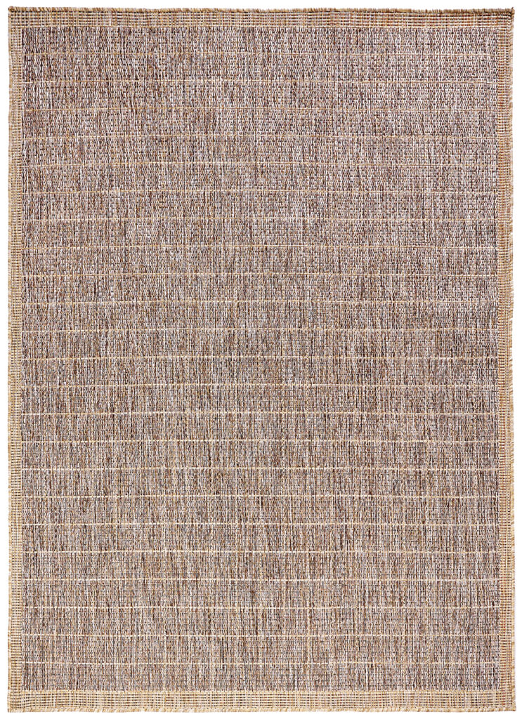 Buitenkleed Yucana Bruin Beige Rand