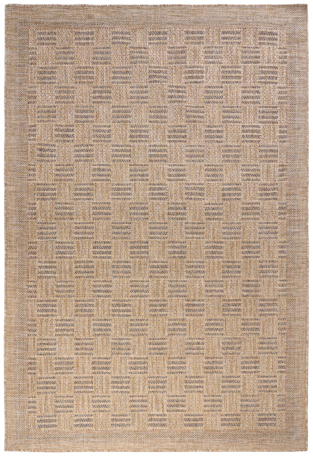 Buitenkleed Yucana Beige Ruit