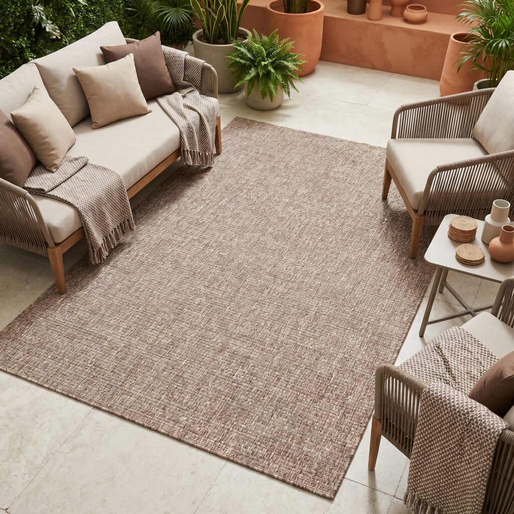 Vloerkleed Outdoor Verano Bruin