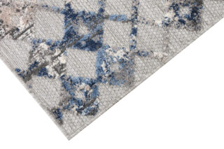 Buitenkleed Patio Grijs Geometrisch