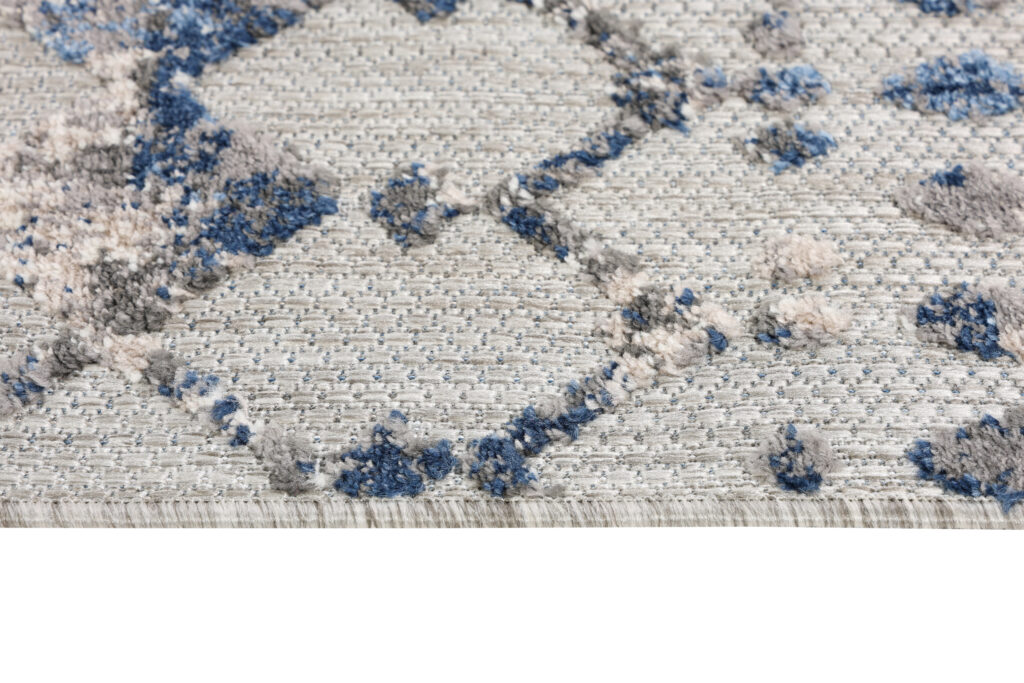 Buitenkleed Patio Grijs Geometrisch