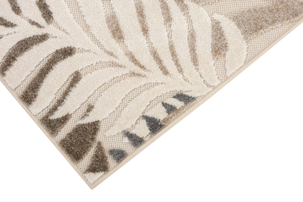 Buitenkleed Patio Beige Bladeren
