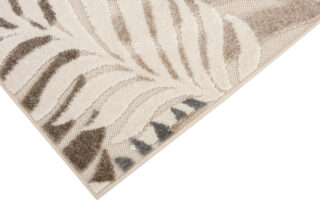 Buitenkleed Patio Beige Bladeren