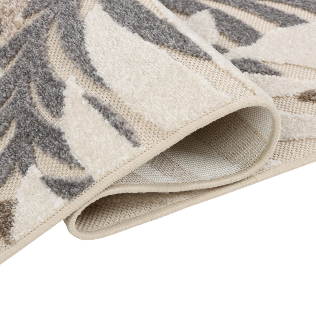 Buitenkleed Patio Beige Bladeren
