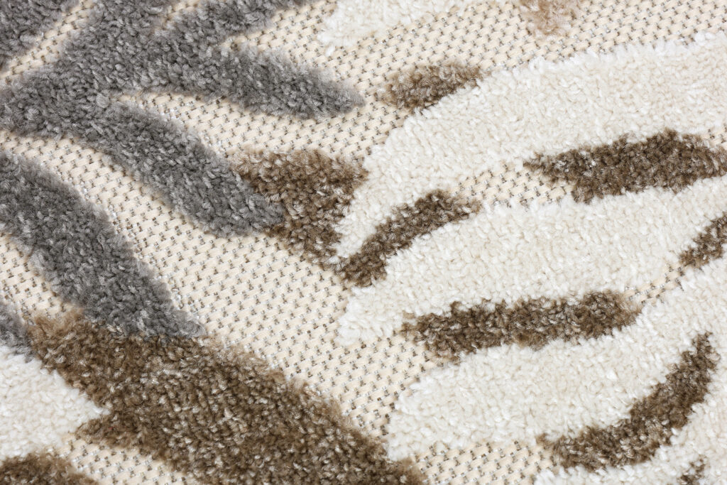Buitenkleed Patio Beige Bladeren