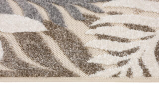 Buitenkleed Patio Beige Bladeren