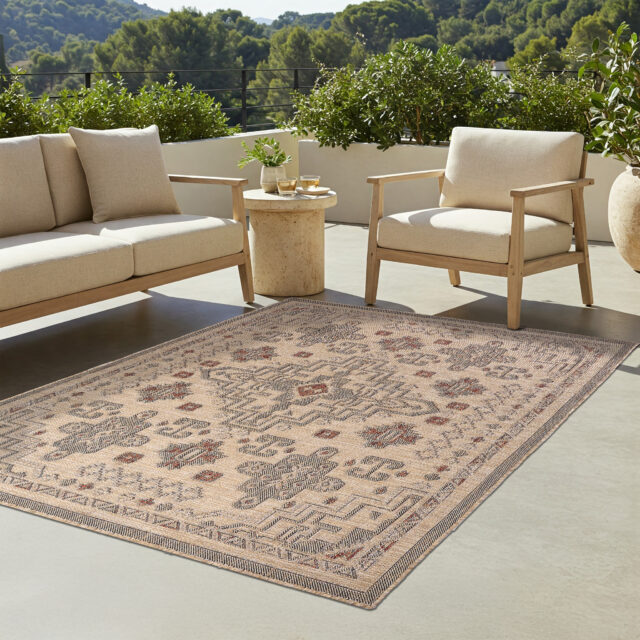 Buitenkleed Yucana Beige Vintage