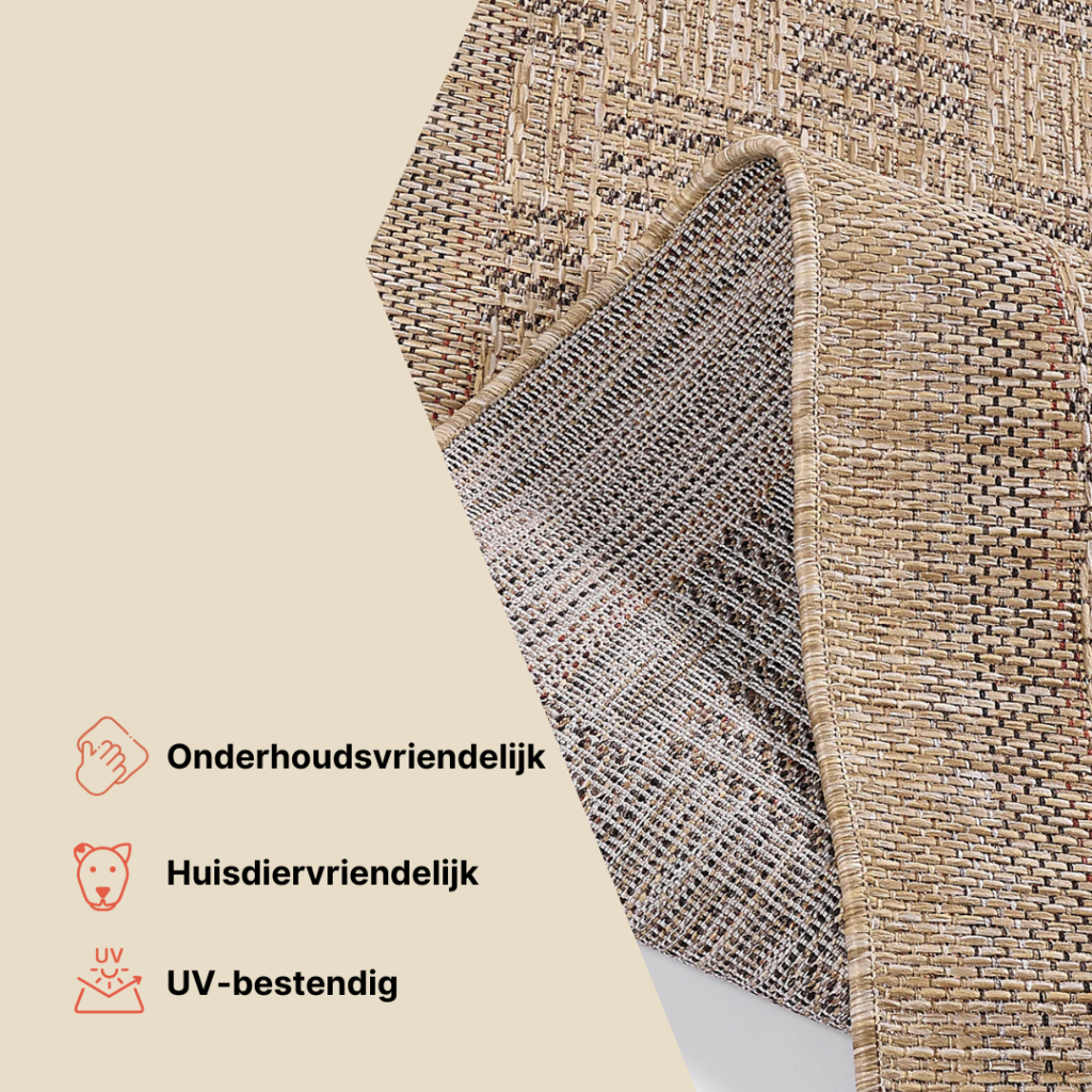 Buitenkleed Yucana Beige Vintage