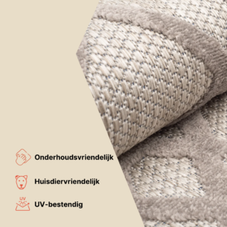 Buitenkleed Patio Veelkleurig Tropisch