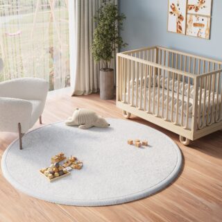 Kinderkleed Fluffin Rond Lichtgrijs
