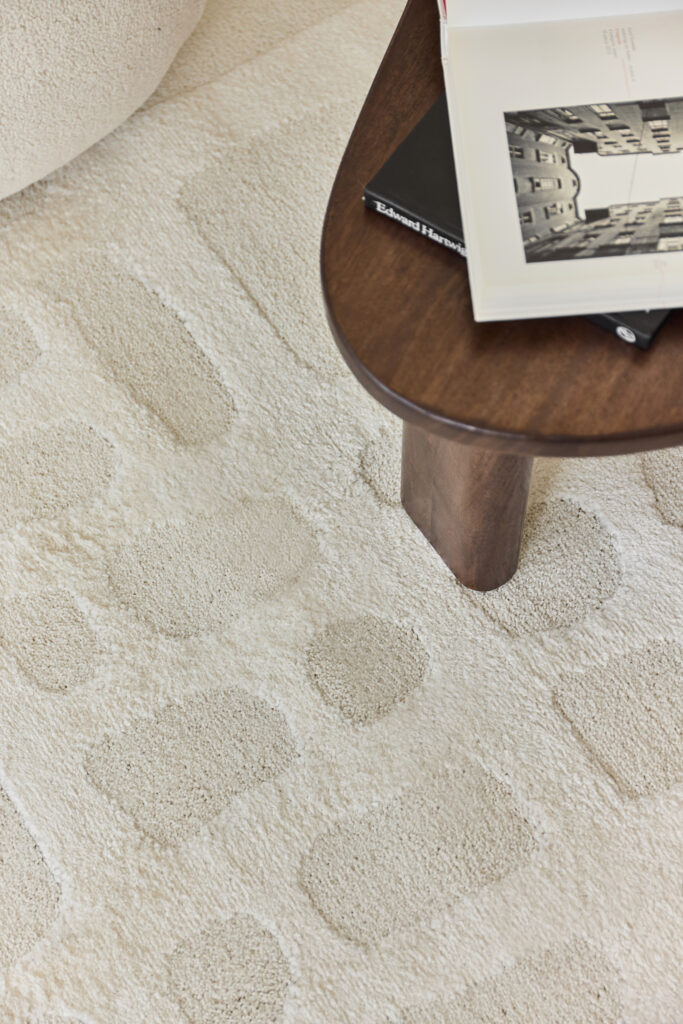 Vloerkleed Terra Crème Stenen