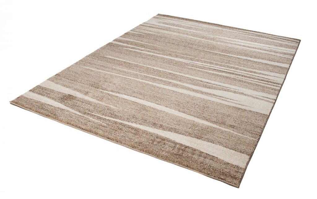 Vloerkleed Sari Donker Beige Gestreept