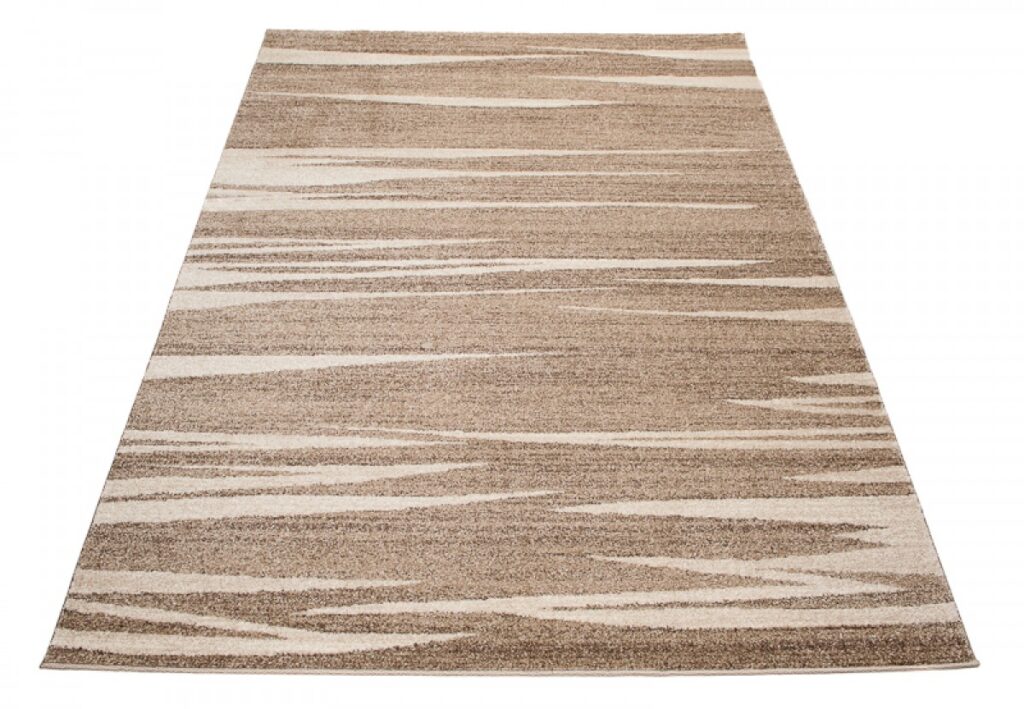 Vloerkleed Sari Donker Beige Gestreept