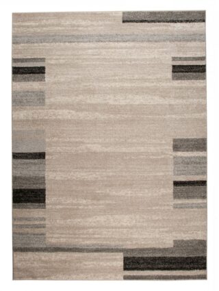 Vloerkleed Sari Beige Grijs Rand