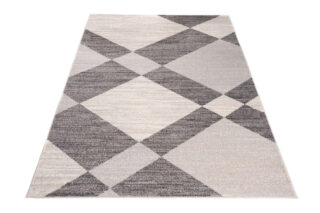 Vloerkleed Sari Grijs Crème Geometrisch