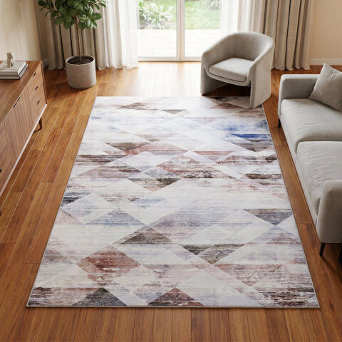 Vloerkleed Venezia Veelkleurig Geometrisch
