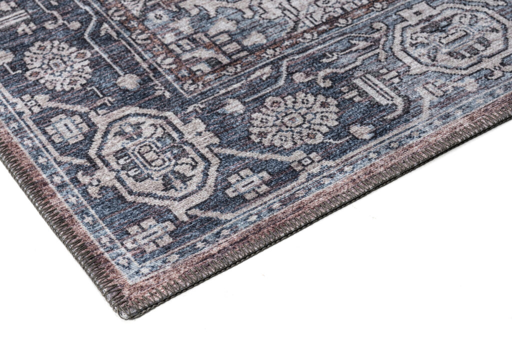 Vloerkleed Dubai Donkerblauw Vintage Antislip