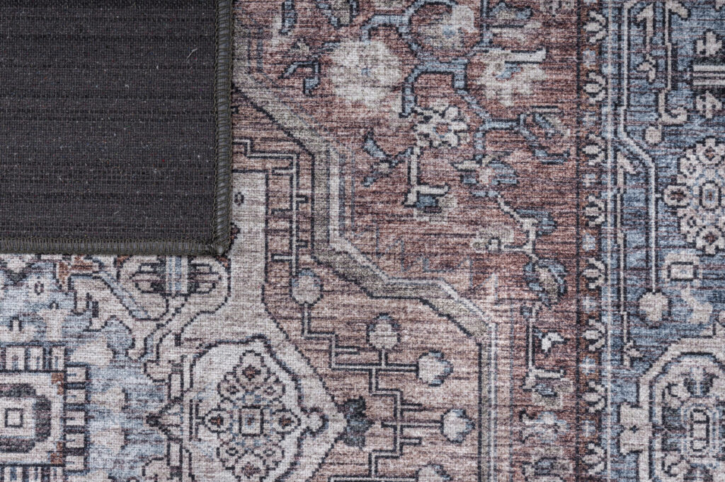 Vloerkleed Dubai Donkerblauw Vintage Antislip