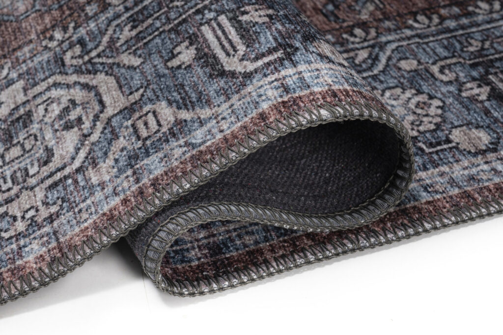 Vloerkleed Dubai Donkerblauw Vintage Antislip