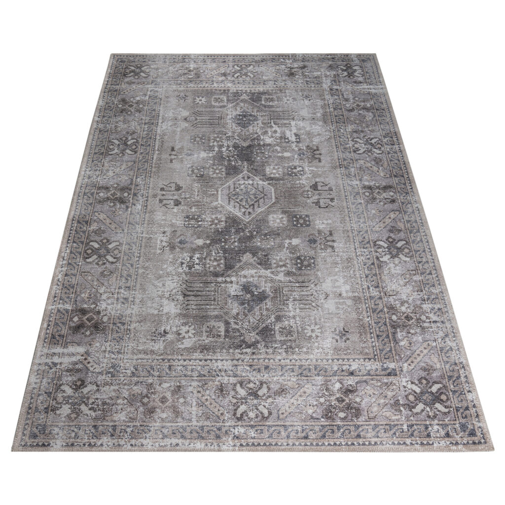 Vloerkleed Dubai Grijs Slijtage Antislip