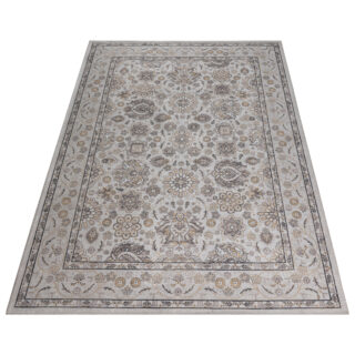 Vloerkleed Dubai Beige Bloemenmotief Antislip