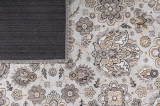 Vloerkleed Dubai Beige Bloemenmotief Antislip