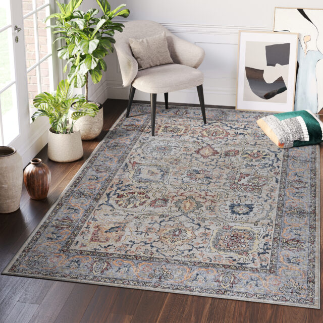 Vloerkleed Dubai Veelkleurig Ornamenten Antislip