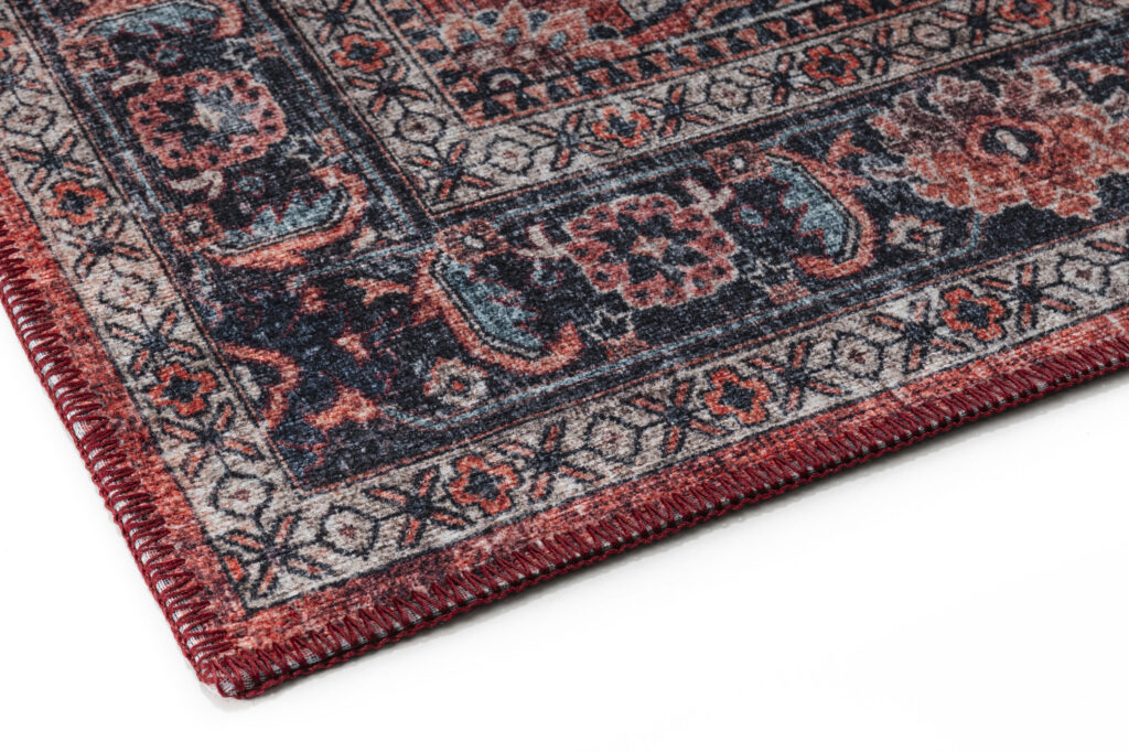 Vloerkleed Dubai Rood Ornamenten Antislip