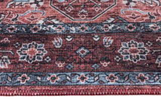 Vloerkleed Dubai Rood Donkerblauw Antislip