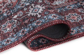 Vloerkleed Dubai Rood Donkerblauw Antislip