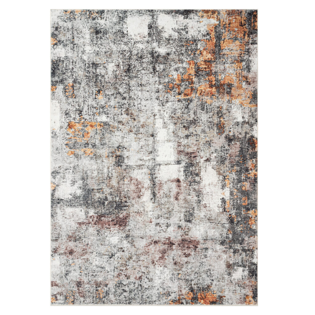 Vloerkleed Bari Grijs Veelkleurig Abstract