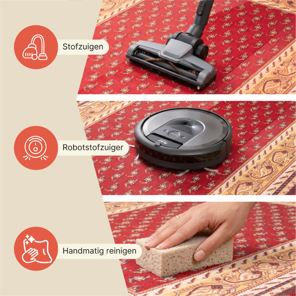 Vloerkleed Nora Rood Klassiek Antislip