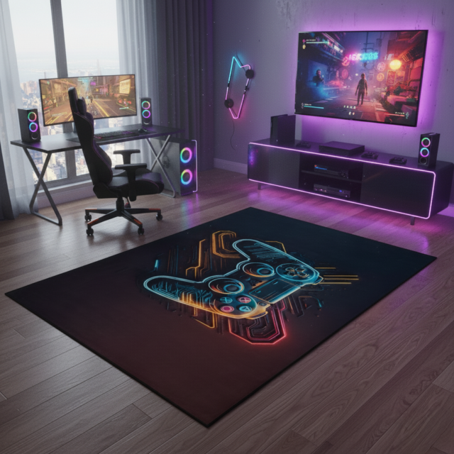 Vloerkleed Joy Neon Pad Antislip