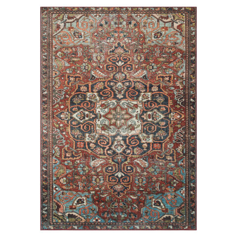 Vloerkleed Ispahan Veelkleurig Rozet Vintage