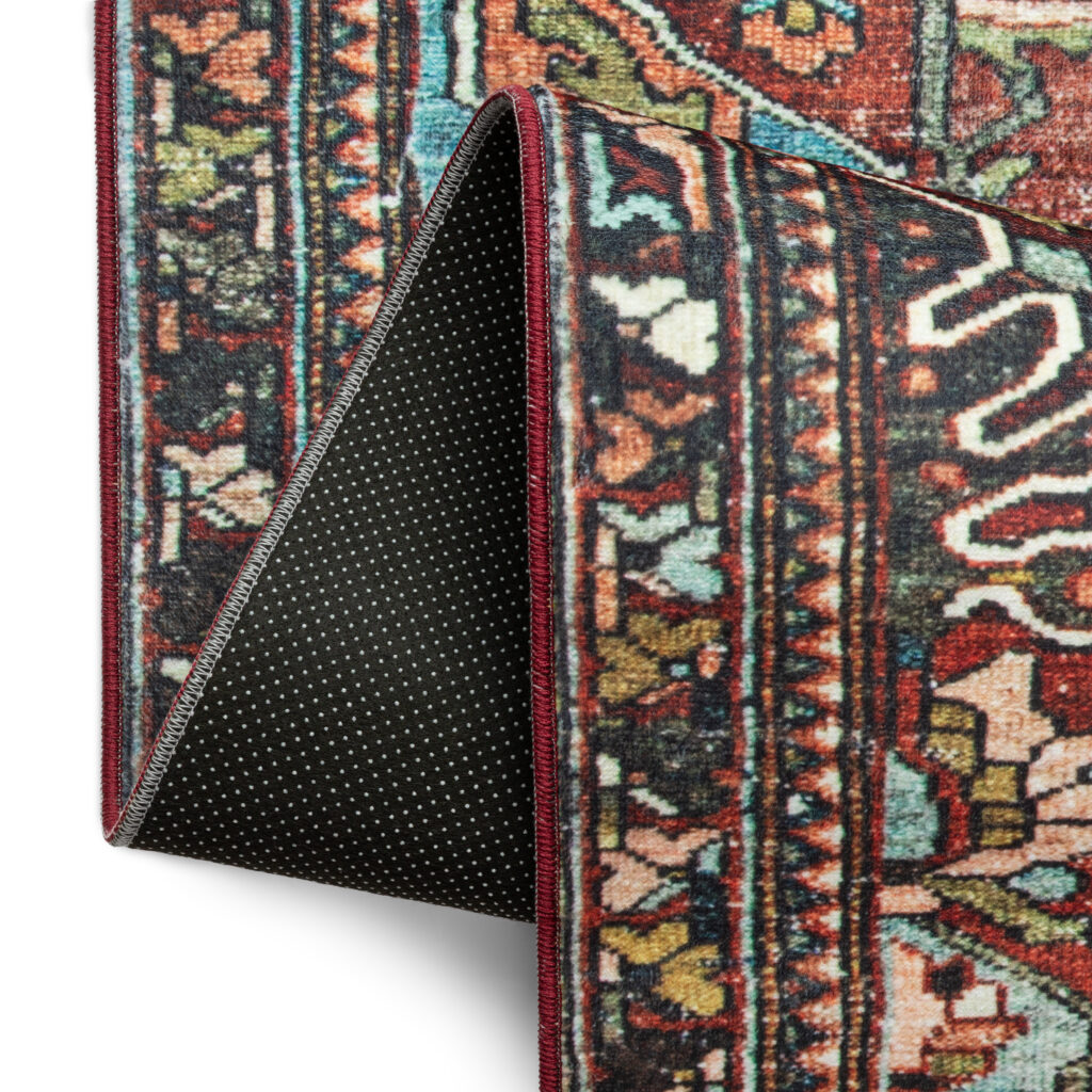 Vloerkleed Ispahan Veelkleurig Rozet Vintage