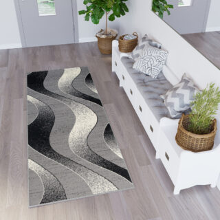 Loper Dream Licht Grijs Golven