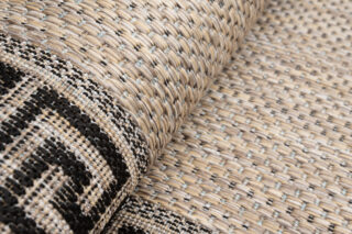 Loper Melissa Bruin Zwart Zigzag Indoor Outdoor