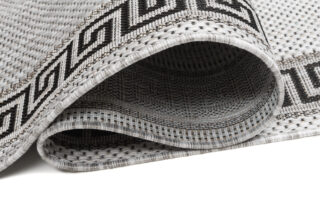Loper Melissa Grijs Zwart Zigzag Indoor Outdoor
