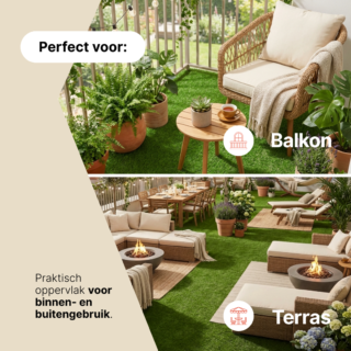 Kunstgras Taifo Groen 20 mm