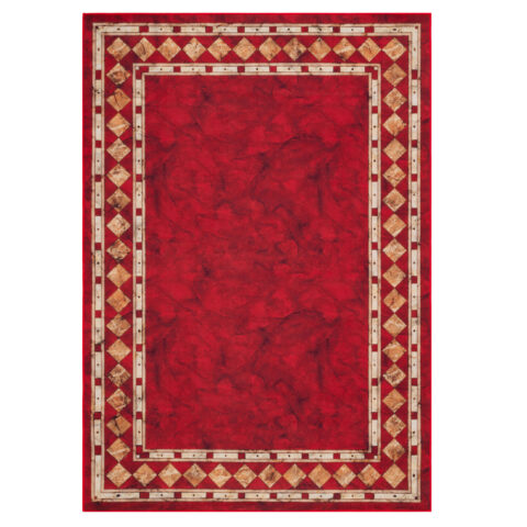 Vloerkleed Nora Karmozijnrood Klassiek Antislip