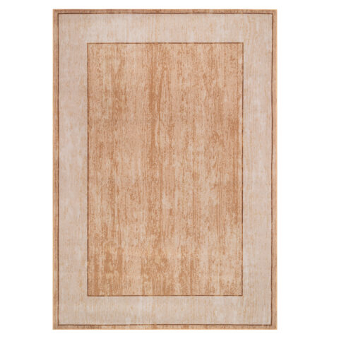 Vloerkleed Nora Bruin Rand Antislip