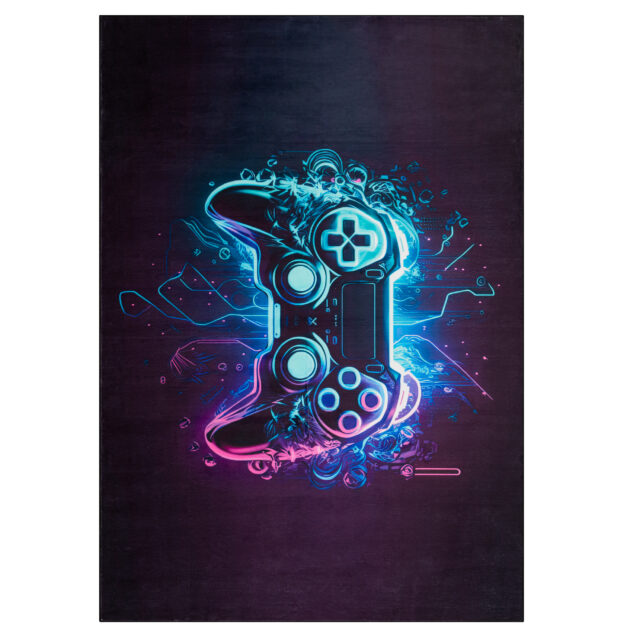 Vloerkleed Cosmo Game Neon Pad Antislip