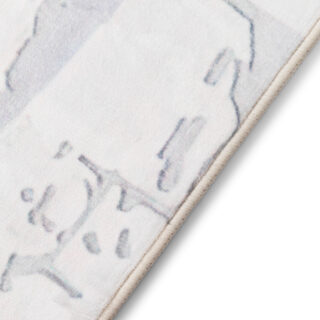 Vloerkleed Ash Beige Crème Antislip