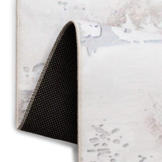 Vloerkleed Ash Beige Crème Antislip