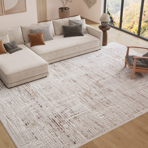 Vloerkleed Trend Beige Veelkleurig Lijnen