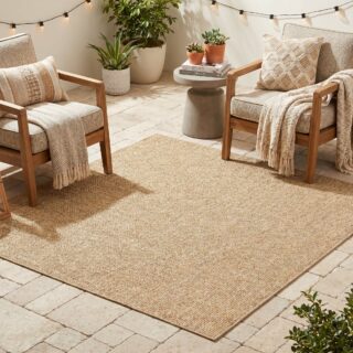 Buitenkleed Yucana Vierkant Beige