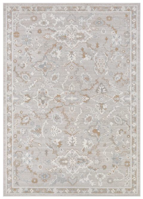 Vloerkleed Trend Beige Grijs Bloemrijk